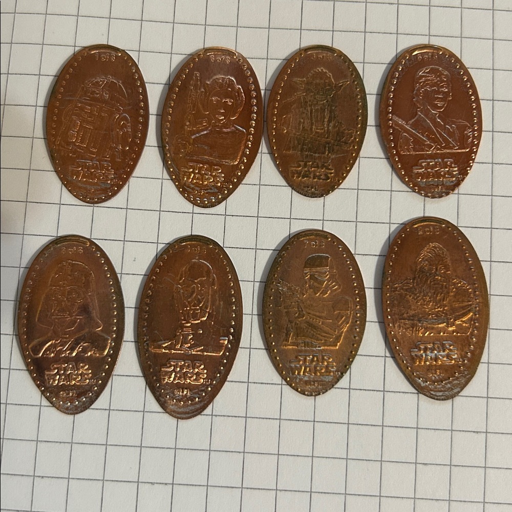 Disney’s 50th anniversary Star Wars pressed penny set